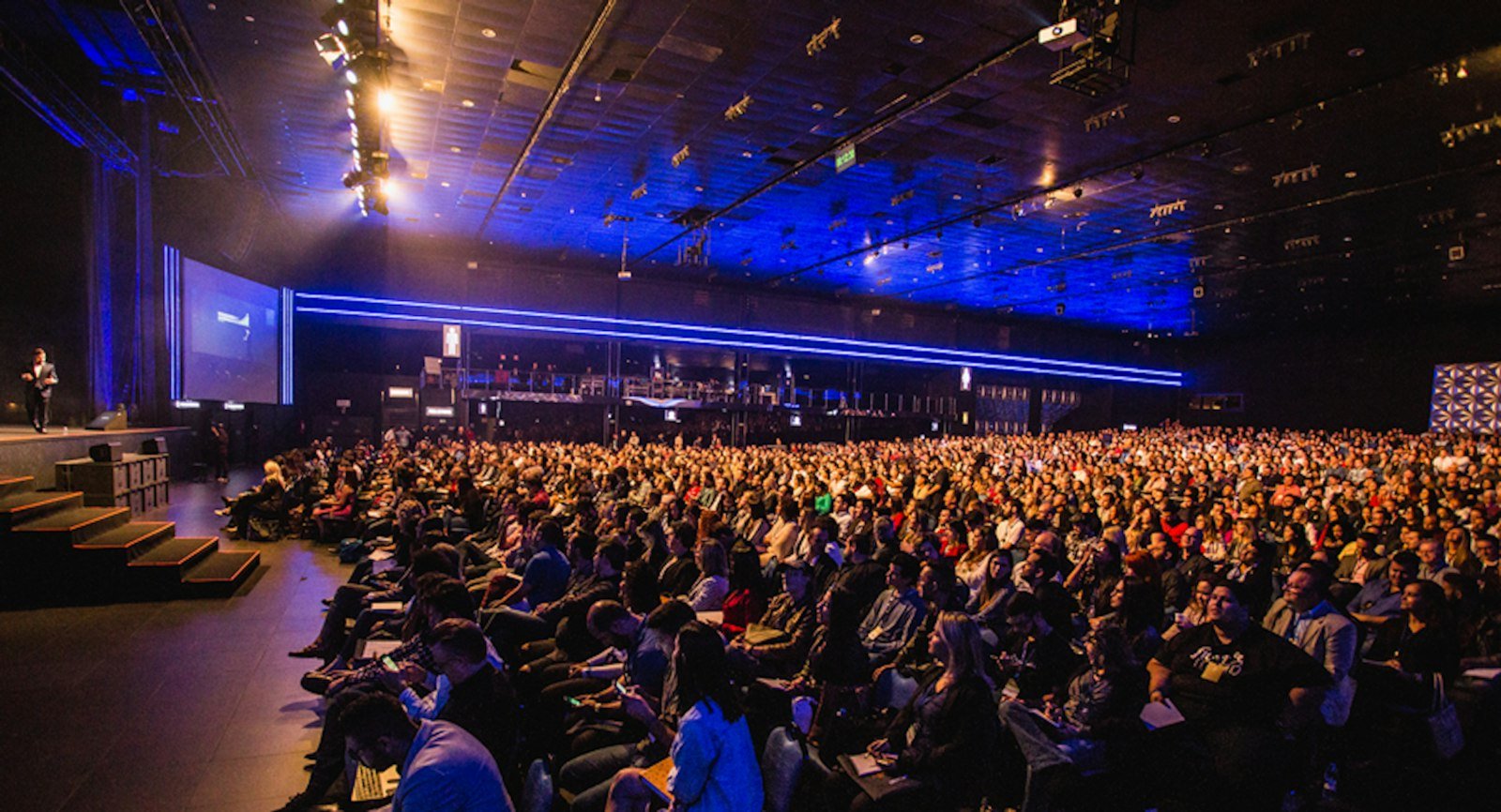 Main stage of the Elevate Cyber and AI Summit